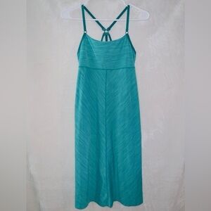 Marmot Blue Strappy Built in Shelf Bra Athletic Dress size small